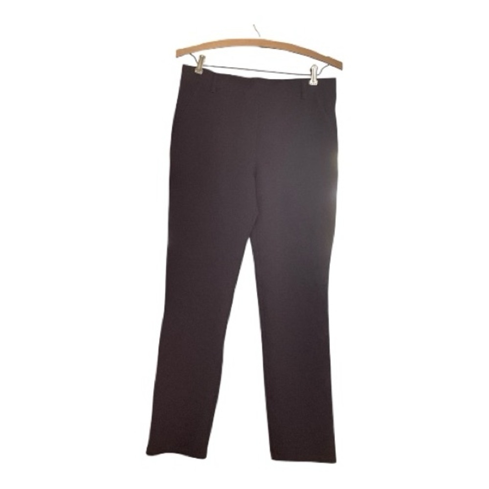 Quince Ultra Stretch Point Black Straight Leg Pants Size Medium / Regular Length